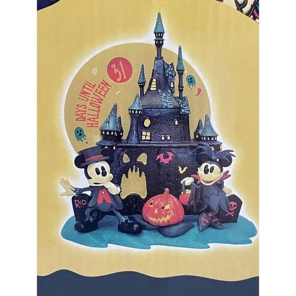 Disney Parks Mickey Minnie 31 Days Halloween Countdown Spin Calendar NEW - Picture 1 of 15